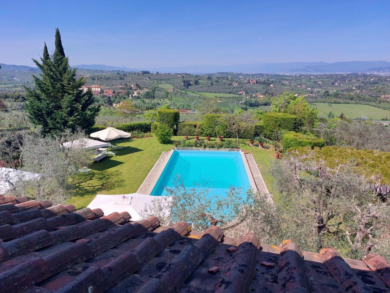 Villa Giotto Florence Pozzolatico Bagian luar foto