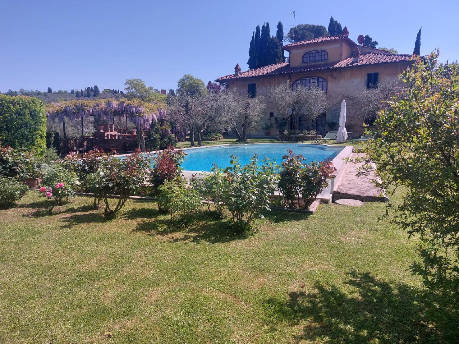 Villa Giotto Florence Pozzolatico Bagian luar foto